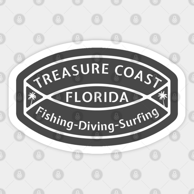 Treasure Coast Teeshirts Sticker by AllAmerican